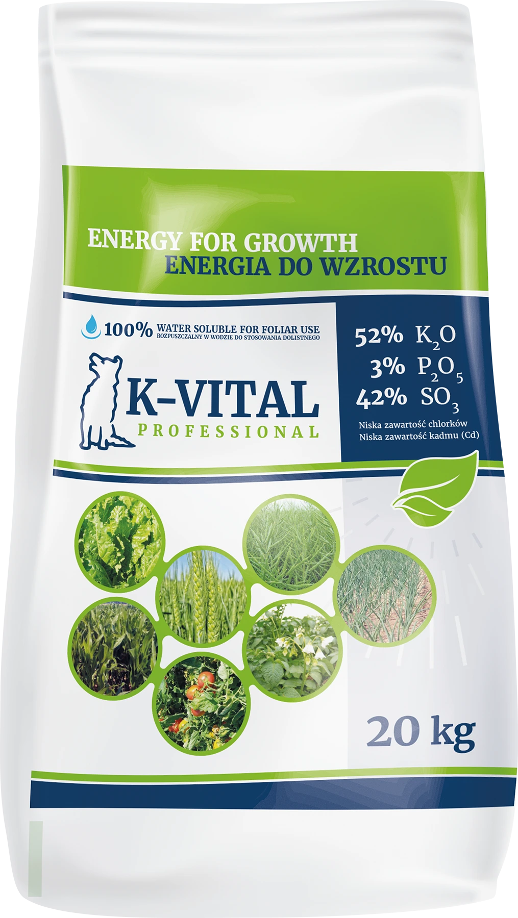 K-VITAL - nawóz dolistny | worek 20 kg